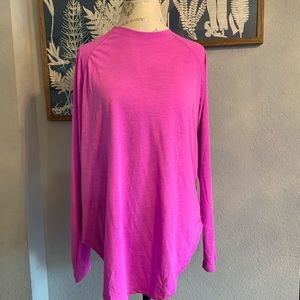 Long sleeve Under Armour purple shirt